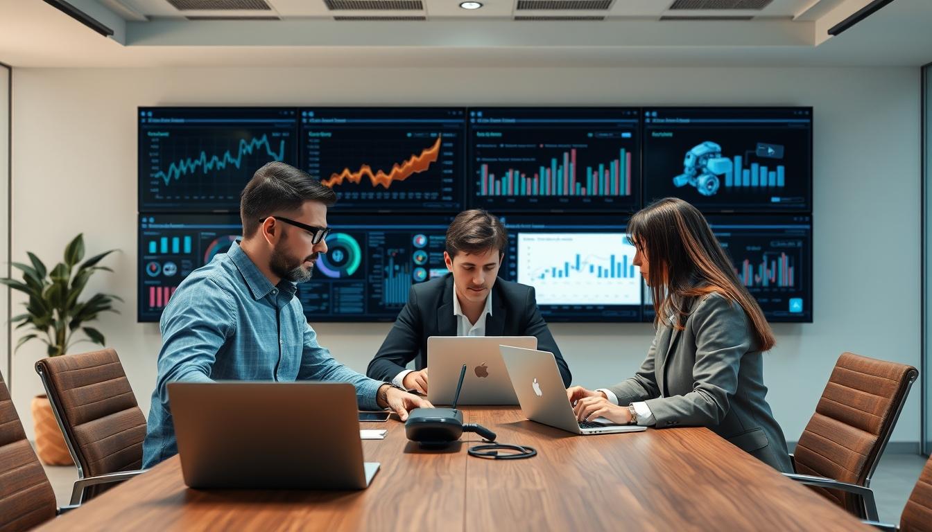 Business data analysis and visualization systems